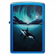  Zippo 48984 - Whale - High Polish Blue 