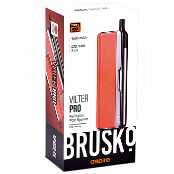  POD- Brusko VILTER Pro - Space Grey & Red