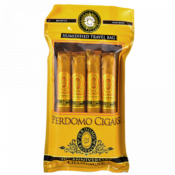   Perdomo - Perdomo Humidified Bags - Epicure Champagne (4 .)