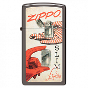  Zippo 48396 - Zippo Slim - Black Ice