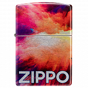  Zippo 48982 - ZIPPO Tie Dye - 540 Tumbled Chrome