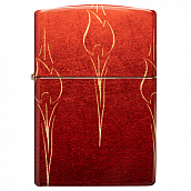  Zippo 48510 - Ombre Flames - 540 Tumbled Brass