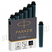 Картридж PARKER - Quink Ink Z17 Mini - Черные Чернила (1950407) - 6 шт